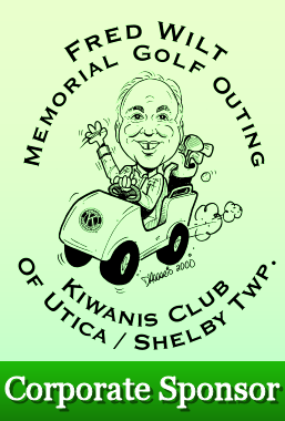 Fred Wilts Memorial Golf - Utica Shelby Kiwanis - Corporate Sponsor
