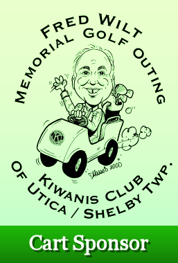 Fred Wilts Memorial Golf - Utica Shelby Kiwanis - Hospitality/Cart Sponsor